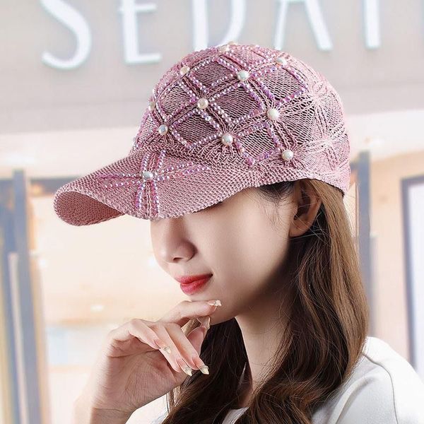 ball caps allmatch mesh baseball for women fashion pearl hollow summer soft hip hop sunshade hat 230211, Blue;gray
ball caps allmatch mesh baseball for women fashion pearl hollow summer soft hip hop sunshade hat 230211, Blue;gray