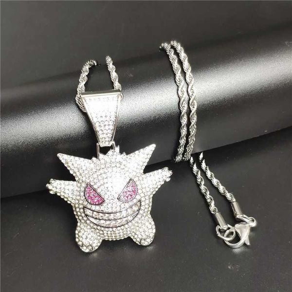 pendant necklaces rap star with magic baby geng ghost versatile hip hop necklace trendy male personality hiphop, Silver
pendant necklaces rap star with magic baby geng ghost versatile hip hop necklace trendy male personality hiphop, Silver