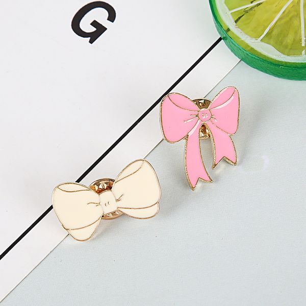 cute beige white pink bowtie brooches for women small badge gold plated alloy collar pins korean student clothes accessories, Gray
cute beige white pink bowtie brooches for women small badge gold plated alloy collar pins korean student clothes accessories, Gray