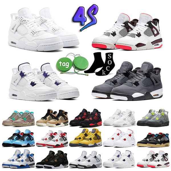 men women basketball shoes 4 4s military black cat red thunder sail university blue white oreo fire pure money midnight navy sneakers 36-46
men women basketball shoes 4 4s military black cat red thunder sail university blue white oreo fire pure money midnight navy sneakers 36-46