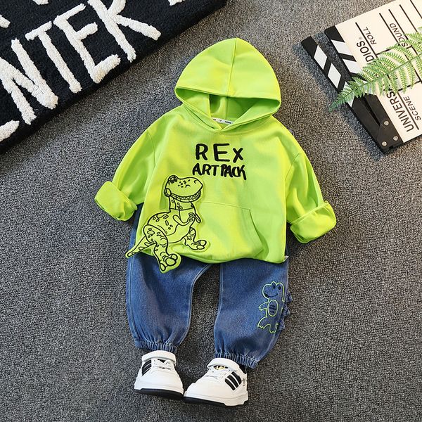 2023 spring autumn children boys 2pcs clothing set dinosaur hoodie cotton casual pants baby girl clothes suit, White
2023 spring autumn children boys 2pcs clothing set dinosaur hoodie cotton casual pants baby girl clothes suit, White