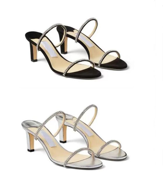 summer luxury brand brea women's sandals leather slippers crystal decorative suspenders high heels show elegant bride wedding dress san, Black
summer luxury brand brea women's sandals leather slippers crystal decorative suspenders high heels show elegant bride wedding dress san, Black
