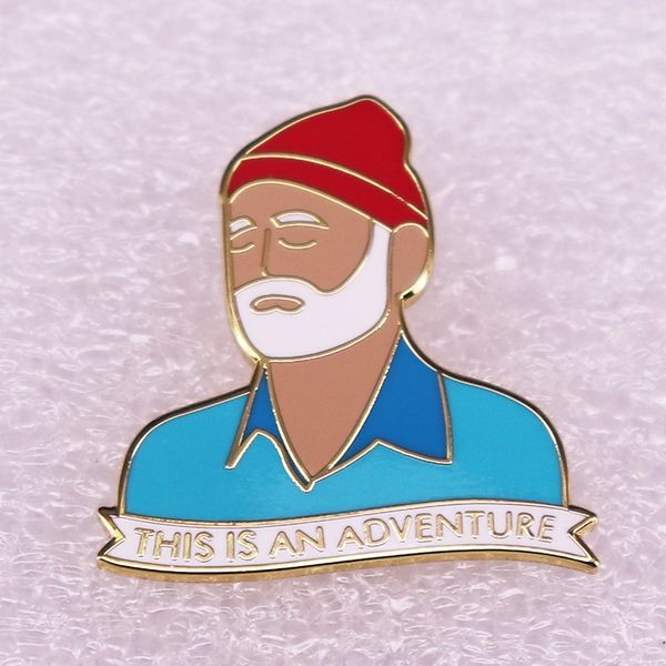 this is an adventure ocean explorer steve zeso brooch cute anime movies games hard enamel pins collect metal cartoon brooch backpack hat bag, Blue
this is an adventure ocean explorer steve zeso brooch cute anime movies games hard enamel pins collect metal cartoon brooch backpack hat bag, Blue