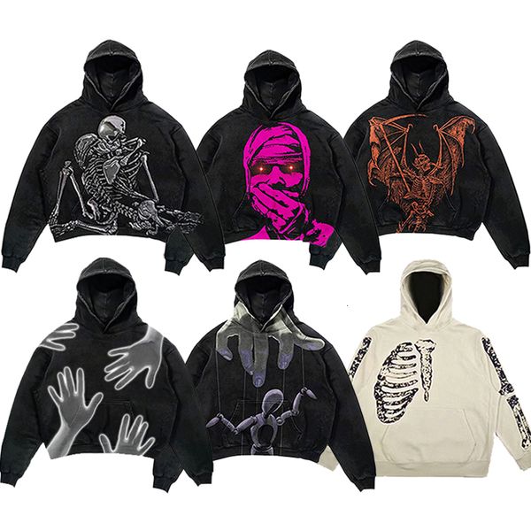 men s hoodies sweatshirts spring fall gothic punk long sleeve harajuku hip hop streetwear y2k grunge fashion casual oversized jacket 230213, Black
men s hoodies sweatshirts spring fall gothic punk long sleeve harajuku hip hop streetwear y2k grunge fashion casual oversized jacket 230213, Black