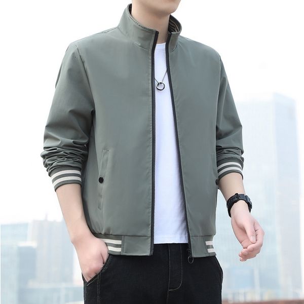 mens jackets spring and autumn coats streetwear standard collar striped patchwork fashion clothing trends slim fit 230213, Black;brown
mens jackets spring and autumn coats streetwear standard collar striped patchwork fashion clothing trends slim fit 230213, Black;brown