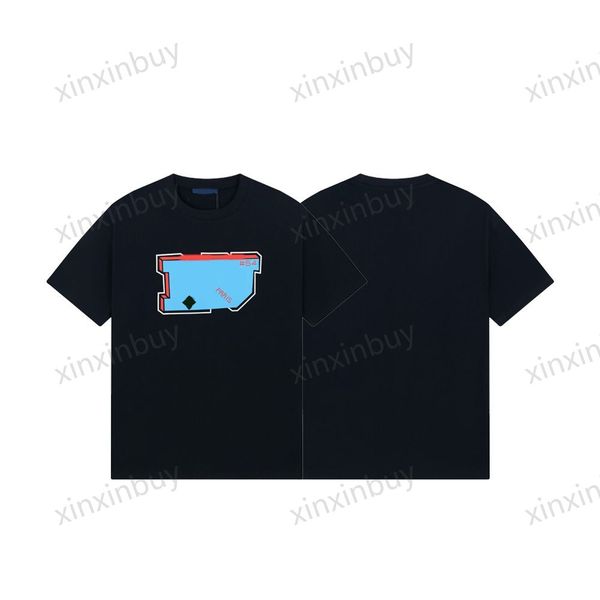 xinxinbuy men designer tee t shirt 23ss paris color letters print short sleeve cotton women white black grey blue xs-xl, Black;brown
xinxinbuy men designer tee t shirt 23ss paris color letters print short sleeve cotton women white black grey blue xs-xl, Black;brown