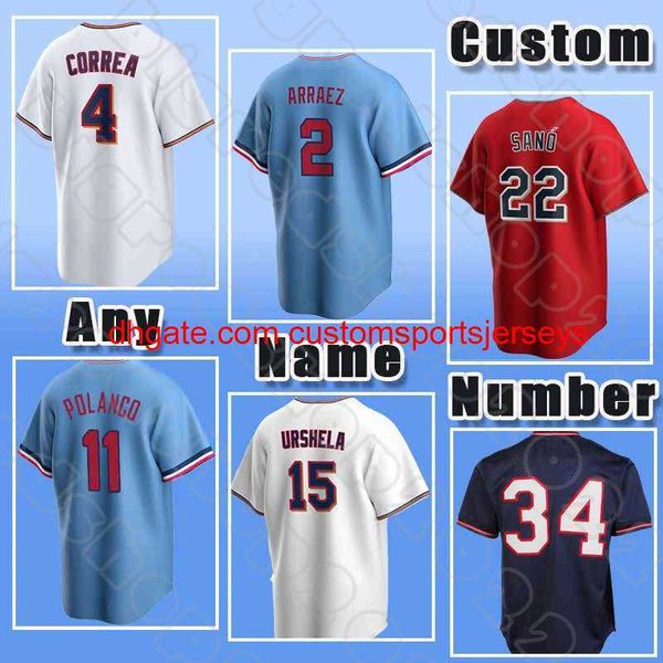 stitch 11 jorge polanco 4 carlos correa baseball 2 luis arraez jerseys 15 gio urshela 25 byron buxton miguel sano gary sanchez gilberto cele, Black
stitch 11 jorge polanco 4 carlos correa baseball 2 luis arraez jerseys 15 gio urshela 25 byron buxton miguel sano gary sanchez gilberto cele, Black
