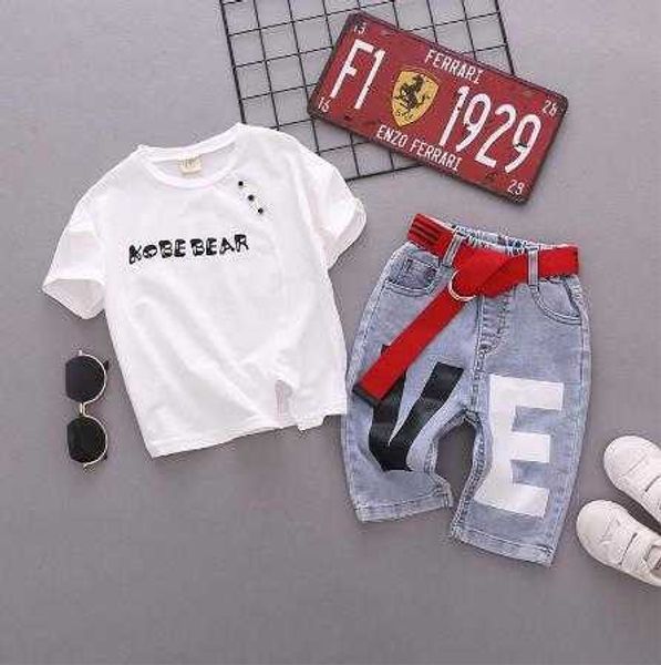 sets fashion casual baby child cotton comfortable tshirt jeans shorts piece suit boy children's clothing y, White
sets fashion casual baby child cotton comfortable tshirt jeans shorts piece suit boy children's clothing y, White