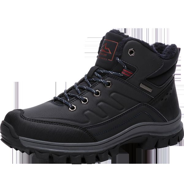 safety shoes men hiking winter leather plush high ankle snow boots outdoor walking mountain sport climbing 230211, Black;brown
safety shoes men hiking winter leather plush high ankle snow boots outdoor walking mountain sport climbing 230211, Black;brown