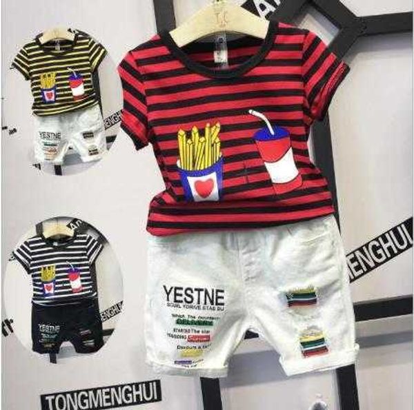 sets boys clothing y fashion striped food print shortsleeved suit children's casual shorts cotton, White
sets boys clothing y fashion striped food print shortsleeved suit children's casual shorts cotton, White