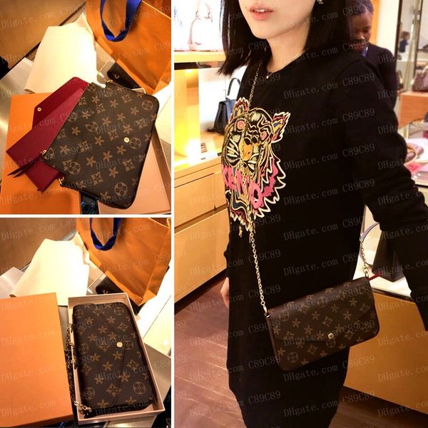 luxury designer womens bag handbag shoulder bags original box women cosmetic bags purse embossed patterns flowers letters card slot three in
luxury designer womens bag handbag shoulder bags original box women cosmetic bags purse embossed patterns flowers letters card slot three in