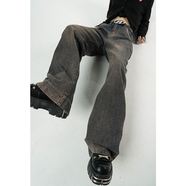 women s jeans winter vintage dark blue high waist women american fashion streetwear wide leg denim trouser straight baggy pants 230213
women s jeans winter vintage dark blue high waist women american fashion streetwear wide leg denim trouser straight baggy pants 230213