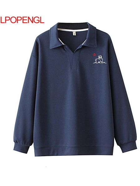 women s hoodies sweatshirts fashion 2023 spring and autumn pullover waffle embroidery sweatshirt solid color turn down collar long sleeve ja, Black
women s hoodies sweatshirts fashion 2023 spring and autumn pullover waffle embroidery sweatshirt solid color turn down collar long sleeve ja, Black
