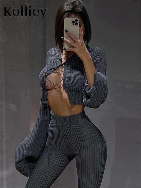 women's two piece pants kolliey fall gray knitted 2 set outfits hollow out long sleeve and flare ladies streetwear 230213, White
women's two piece pants kolliey fall gray knitted 2 set outfits hollow out long sleeve and flare ladies streetwear 230213, White