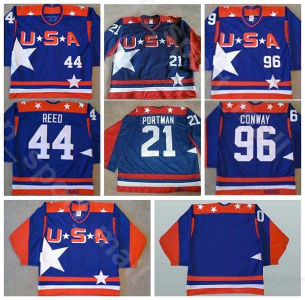 men vintage movie usa ice hockey jersey 21 dean portman 44 fulton reed 96 charlie conway jerseys blue home all stitched quality, Black
men vintage movie usa ice hockey jersey 21 dean portman 44 fulton reed 96 charlie conway jerseys blue home all stitched quality, Black