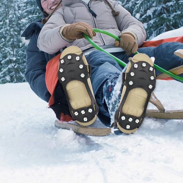 crampons 1pair ice gripper boots cover nonslip 11nail rubber snow soft lightweight durable accessories for fishing 230213, Black;blue
crampons 1pair ice gripper boots cover nonslip 11nail rubber snow soft lightweight durable accessories for fishing 230213, Black;blue