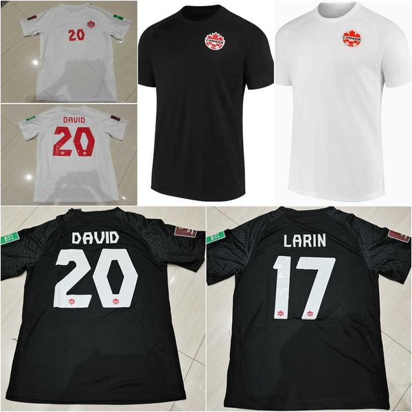 national team canada soccer 20 jonathan david jerseys 17 cyle larin 2022 world cup football shirt kits uniform black white color for sport f, Black;yellow
national team canada soccer 20 jonathan david jerseys 17 cyle larin 2022 world cup football shirt kits uniform black white color for sport f, Black;yellow
