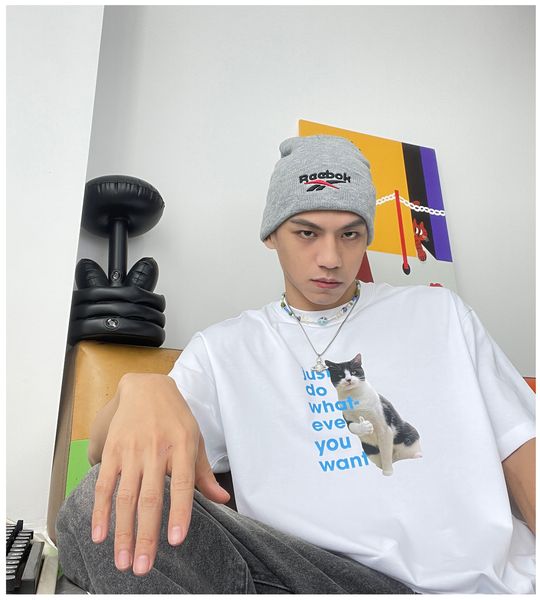 men's plus tees print t-shirt hip hop men women quality white grey tee, Black;brown
men's plus tees print t-shirt hip hop men women quality white grey tee, Black;brown