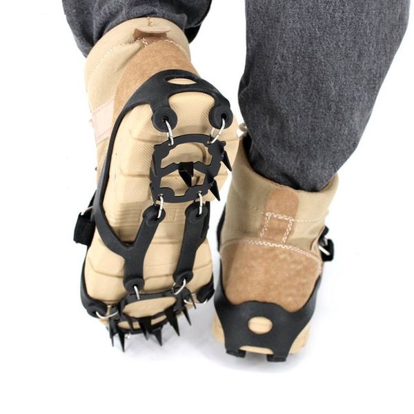 crampons 18teeth ice snow climbing walking boot shoe cover spike cleats 230213, Black;blue
crampons 18teeth ice snow climbing walking boot shoe cover spike cleats 230213, Black;blue