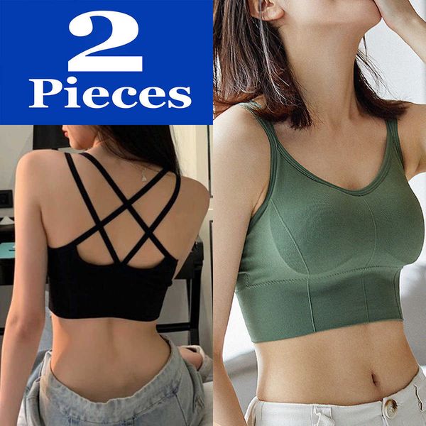 exercise fitness clothing 2 pcs cross bandage back shock sag resistant bras push up gather bra crop bustier vest camisole sport underwear n
exercise fitness clothing 2 pcs cross bandage back shock sag resistant bras push up gather bra crop bustier vest camisole sport underwear n