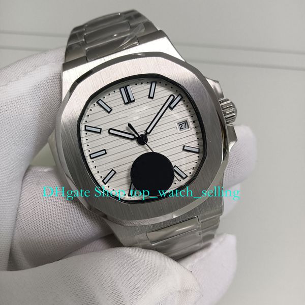 5 color automatic watches for men's 40mm cal.324 movement 5711 white dial stainless steel bracelet transparent back mechanical wristwat, Slivery;black
5 color automatic watches for men's 40mm cal.324 movement 5711 white dial stainless steel bracelet transparent back mechanical wristwat, Slivery;black