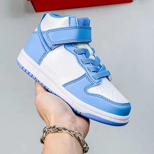 2023 designer kids shoe mid athletic boy girls white panda children sports sneakers walking outdoor basketball trainers toddler infants 25-3, Black
2023 designer kids shoe mid athletic boy girls white panda children sports sneakers walking outdoor basketball trainers toddler infants 25-3, Black