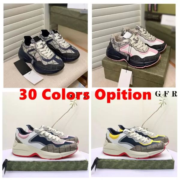 with box designer sneakers ggity shoes rhyton casual shoes men women designer sneakers 620185 99wf0 4371 vintage sneaker fashion designer ar, Black
with box designer sneakers ggity shoes rhyton casual shoes men women designer sneakers 620185 99wf0 4371 vintage sneaker fashion designer ar, Black