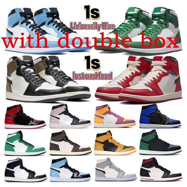 og men women high 1s basketball shoes chicago lost found gorge green stage haze diamond dark mocha patent bred panda university blue jumpman, White;red
og men women high 1s basketball shoes chicago lost found gorge green stage haze diamond dark mocha patent bred panda university blue jumpman, White;red
