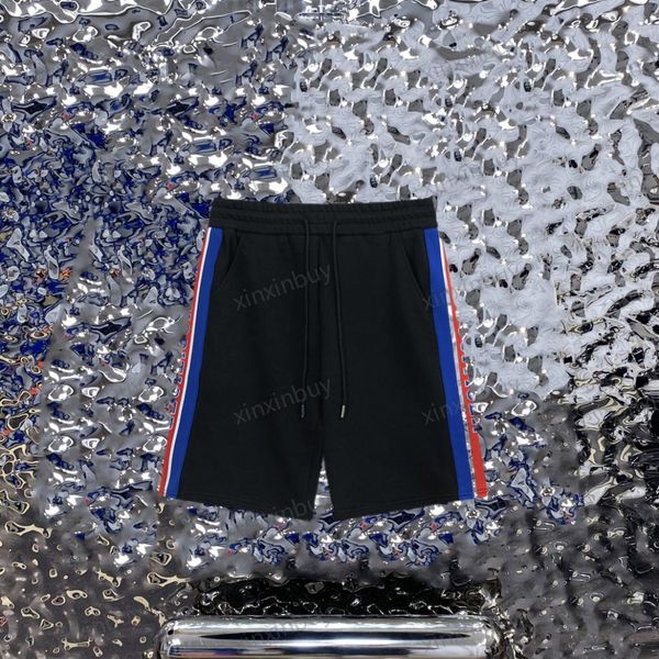 xinxinbuy men women designer shorts pant tiger side webbing letters spring summer cotton black blue xs-2xl, White;black
xinxinbuy men women designer shorts pant tiger side webbing letters spring summer cotton black blue xs-2xl, White;black