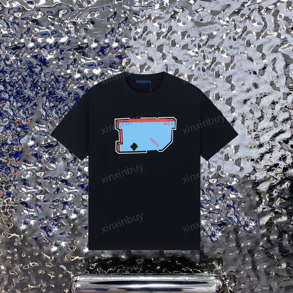 xinxinbuy men designer tee t shirt 23ss paris color letters print short sleeve cotton women white black grey blue xs-l, Black;brown
xinxinbuy men designer tee t shirt 23ss paris color letters print short sleeve cotton women white black grey blue xs-l, Black;brown