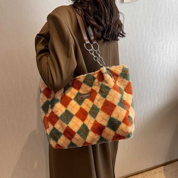 faux fur grid women shoulder bag casual plush lady tote handbag 2022 fashion larger capacity shopping travel purse female
faux fur grid women shoulder bag casual plush lady tote handbag 2022 fashion larger capacity shopping travel purse female