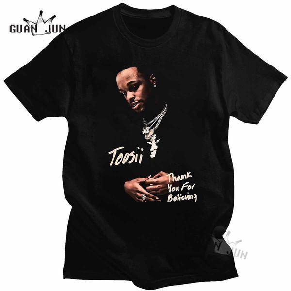 men s t shirts rapper toosii t shirt men women summer fashion cotton t shirt kids hip hop tees streetwear camisetas hombre 230213, White;black
men s t shirts rapper toosii t shirt men women summer fashion cotton t shirt kids hip hop tees streetwear camisetas hombre 230213, White;black