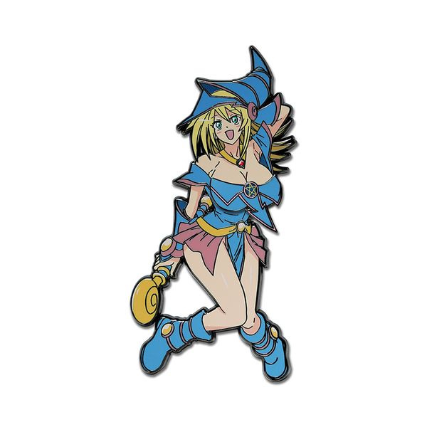 limited metal badge pin game king/black magic guide girl dmg, Gray 
limited metal badge pin game king/black magic guide girl dmg, Gray
