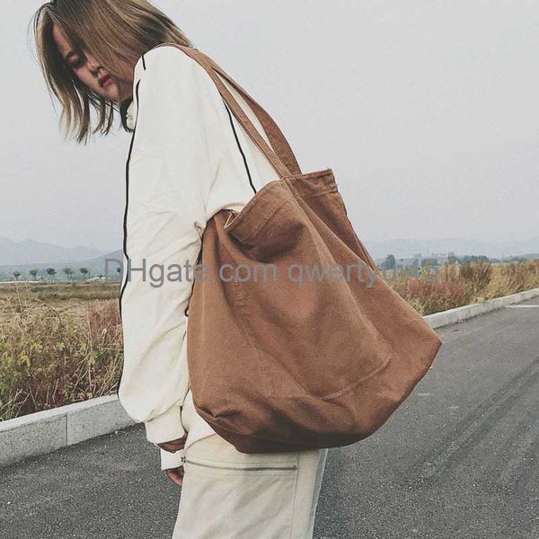 totes fashion women canvas shoulder shopper bag cotton cloth large capacity students female handbags eco fabric tote shopping bags 021323h
totes fashion women canvas shoulder shopper bag cotton cloth large capacity students female handbags eco fabric tote shopping bags 021323h