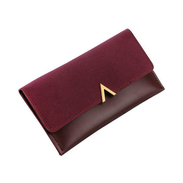 frosted buckle women's wallet 2020 pu leather long color matching tri-fold women coin purse id holder bags purses pocket
frosted buckle women's wallet 2020 pu leather long color matching tri-fold women coin purse id holder bags purses pocket