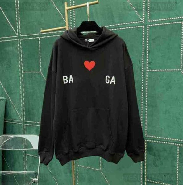 designer luxury balencigas hoodies spring and autumn cotton paris classic hoodie loving heart printing mens and womens sweater loose hooded, Black
designer luxury balencigas hoodies spring and autumn cotton paris classic hoodie loving heart printing mens and womens sweater loose hooded, Black