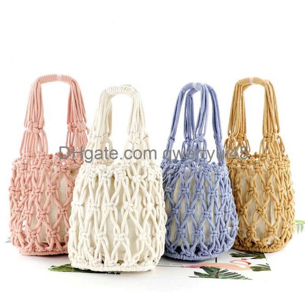 totes new straw bag thick cotton woven bag portable cotton net bag casual handbag beach bag 021323h
totes new straw bag thick cotton woven bag portable cotton net bag casual handbag beach bag 021323h