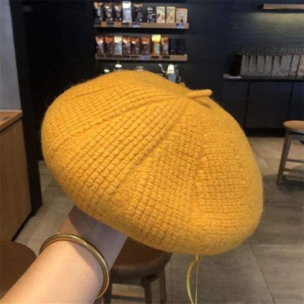 beanieskull caps autumn winter korean women's solid color retro wild knit beret painter hat british 230211, Blue;gray
beanieskull caps autumn winter korean women's solid color retro wild knit beret painter hat british 230211, Blue;gray