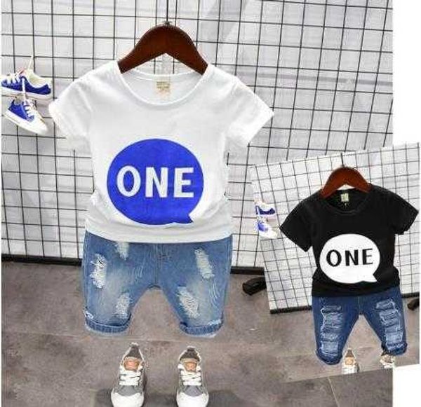 s fashion children's twopiece boy cotton simple print sleeve denim shorts kids clothing set years, White
s fashion children's twopiece boy cotton simple print sleeve denim shorts kids clothing set years, White