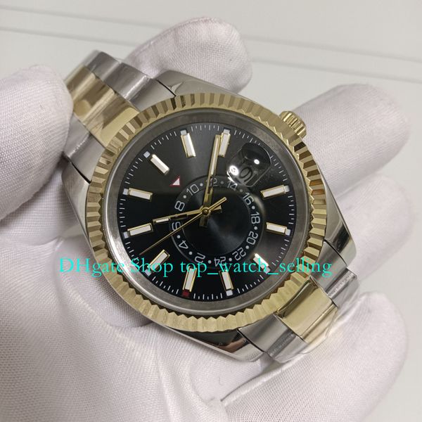 13 color with box watches for mens two-tone gold steel bracelet black dial 42mm leather rubber bracelet mechanical sport men wristwatches me, Slivery;golden
13 color with box watches for mens two-tone gold steel bracelet black dial 42mm leather rubber bracelet mechanical sport men wristwatches me, Slivery;golden