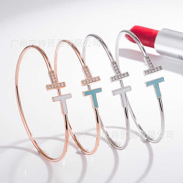 factory designer bangle t brand designers knot bangle double bracelets diamond bangles bracelet s925 sterling silver double open bracelet wi, Black
factory designer bangle t brand designers knot bangle double bracelets diamond bangles bracelet s925 sterling silver double open bracelet wi, Black