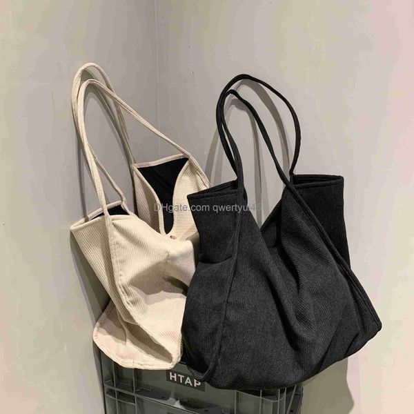 totes large corduroy shoulder shopper bag for women 2021 cotton cloth fashion canvas tote shopping bags woman handbags travel bags 021323h
totes large corduroy shoulder shopper bag for women 2021 cotton cloth fashion canvas tote shopping bags woman handbags travel bags 021323h