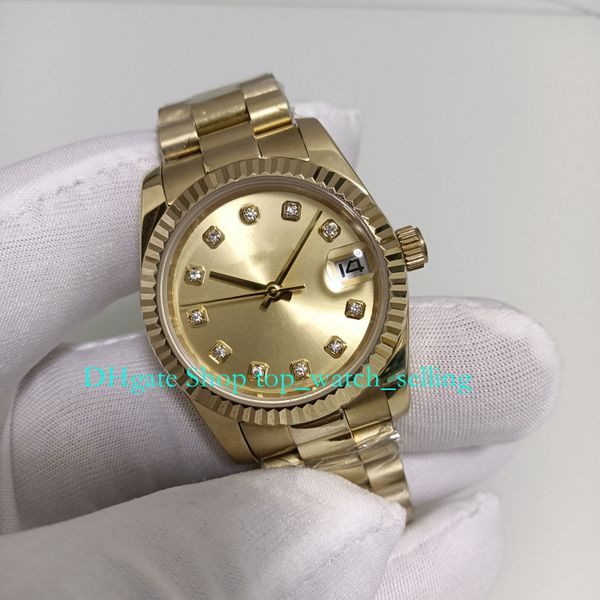 20 style with box automatic watches for ladies 31mm yellow gold diamond dial bracelet women asia 2813 movement mechanical lady wristwatches, Slivery;golden
20 style with box automatic watches for ladies 31mm yellow gold diamond dial bracelet women asia 2813 movement mechanical lady wristwatches, Slivery;golden