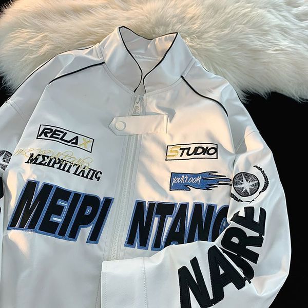 womens jackets letter embroidery street handsome pilot motorcycle suit hiphop fashion trend jacket women winter loose stand collar 230213, Black;brown
womens jackets letter embroidery street handsome pilot motorcycle suit hiphop fashion trend jacket women winter loose stand collar 230213, Black;brown