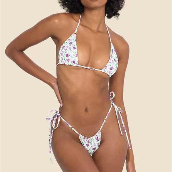 women's swimwear spoondrift floral micro thong bikini sets for women cute triangle high cut bathing suits swimsuits 2022 biquini swimwe, White;black
women's swimwear spoondrift floral micro thong bikini sets for women cute triangle high cut bathing suits swimsuits 2022 biquini swimwe, White;black