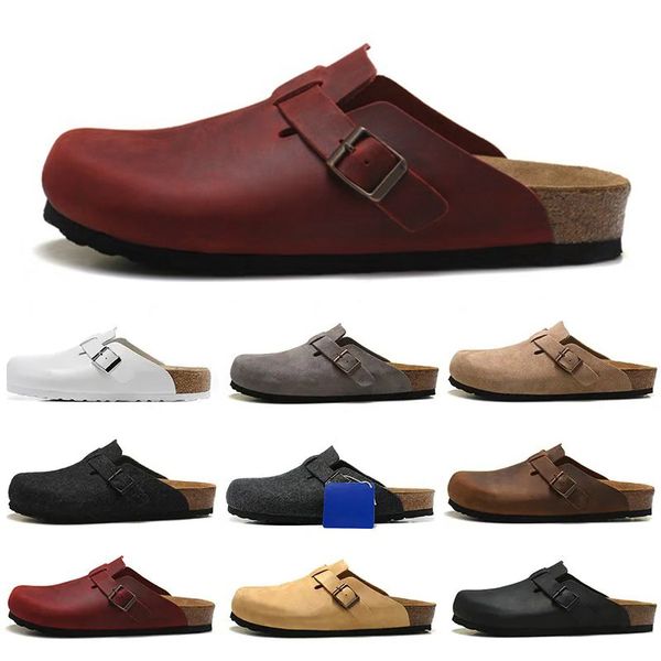2023 boston clog men women designer sandals slippers leather bag head pull cork flats mules woody loafers for men women slipper sandals brow, Black
2023 boston clog men women designer sandals slippers leather bag head pull cork flats mules woody loafers for men women slipper sandals brow, Black