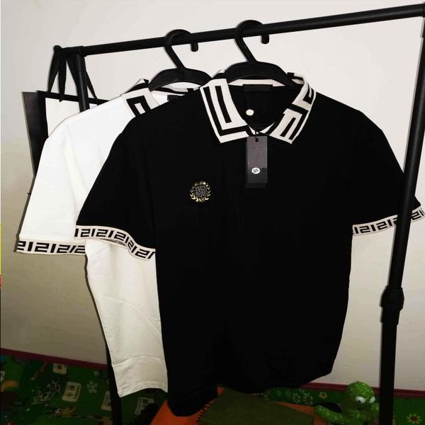 men's t shirts summer new style mens short sleeve polo shirt casual womens lapel tshirt fashion monogrammed logo lol qhqeg, White;black
men's t shirts summer new style mens short sleeve polo shirt casual womens lapel tshirt fashion monogrammed logo lol qhqeg, White;black