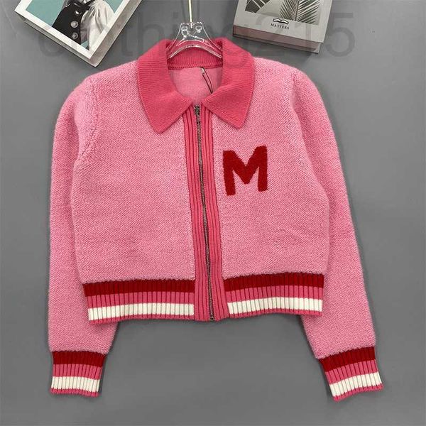 women's knits & tees designer miu family knitted pink lapel zippered cardigan girly style age reduction short coat new in 2022 winter t, White
women's knits & tees designer miu family knitted pink lapel zippered cardigan girly style age reduction short coat new in 2022 winter t, White