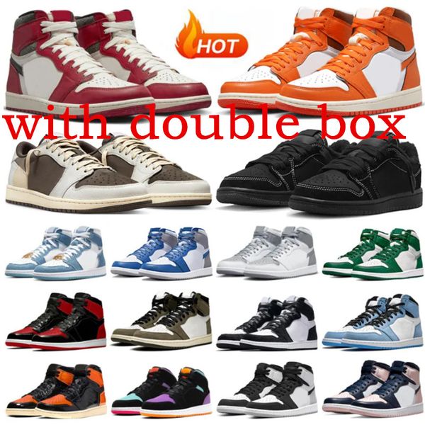 with box designer jumpman 1 1s basketball shoes men women black white heritage bred patent university blue hype royal dark mocha shadow mens
with box designer jumpman 1 1s basketball shoes men women black white heritage bred patent university blue hype royal dark mocha shadow mens