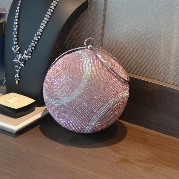 luxury diamond women's clutch bag shiny rhinestones evening personality spherical handbag women crossbody chain s
luxury diamond women's clutch bag shiny rhinestones evening personality spherical handbag women crossbody chain s